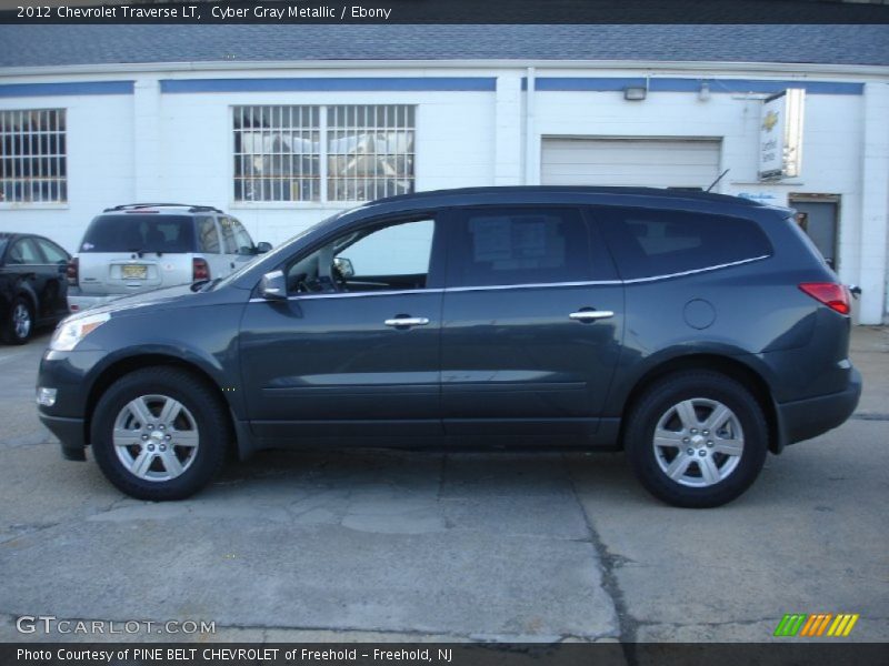 Cyber Gray Metallic / Ebony 2012 Chevrolet Traverse LT