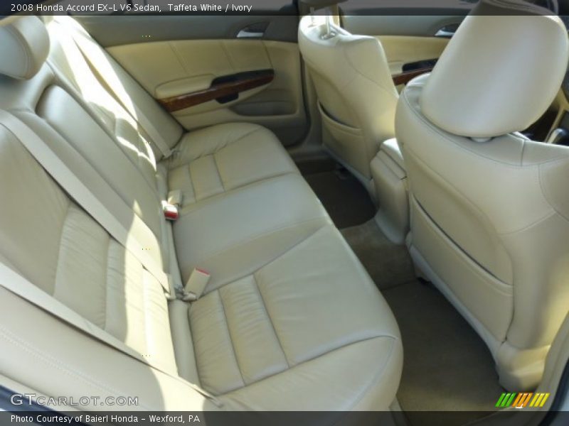 Taffeta White / Ivory 2008 Honda Accord EX-L V6 Sedan