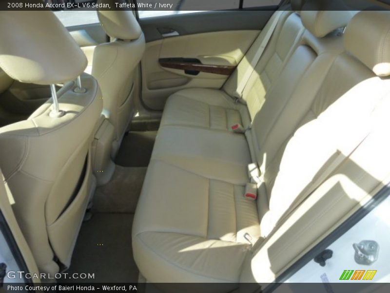 Taffeta White / Ivory 2008 Honda Accord EX-L V6 Sedan