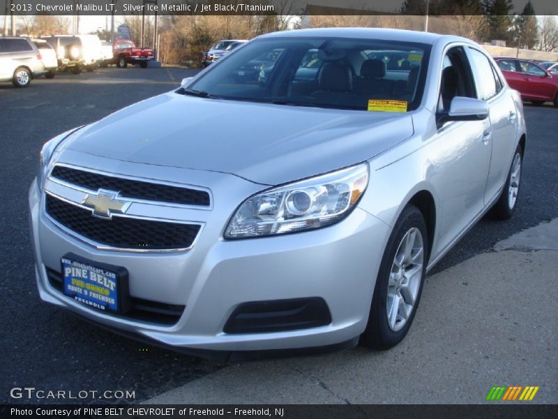 Silver Ice Metallic / Jet Black/Titanium 2013 Chevrolet Malibu LT