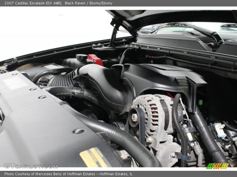 Black Raven / Ebony/Ebony 2007 Cadillac Escalade ESV AWD