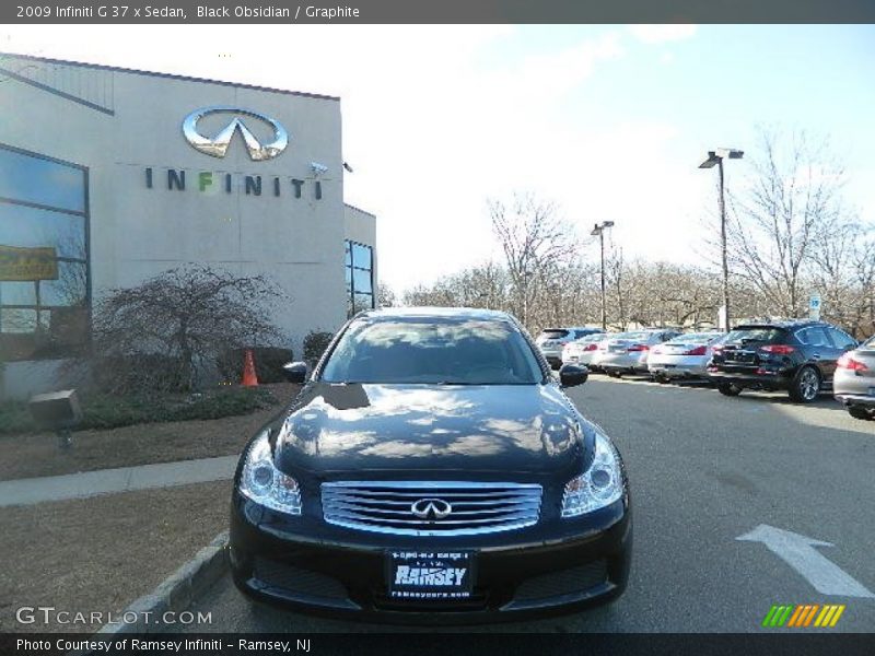 Black Obsidian / Graphite 2009 Infiniti G 37 x Sedan