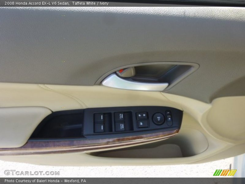 Taffeta White / Ivory 2008 Honda Accord EX-L V6 Sedan