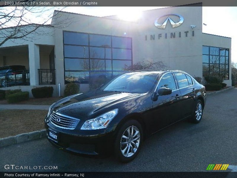 Black Obsidian / Graphite 2009 Infiniti G 37 x Sedan