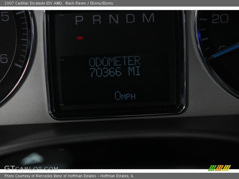 Black Raven / Ebony/Ebony 2007 Cadillac Escalade ESV AWD