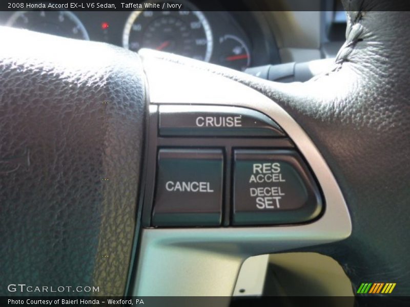 Taffeta White / Ivory 2008 Honda Accord EX-L V6 Sedan