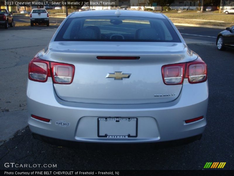 Silver Ice Metallic / Jet Black/Titanium 2013 Chevrolet Malibu LT