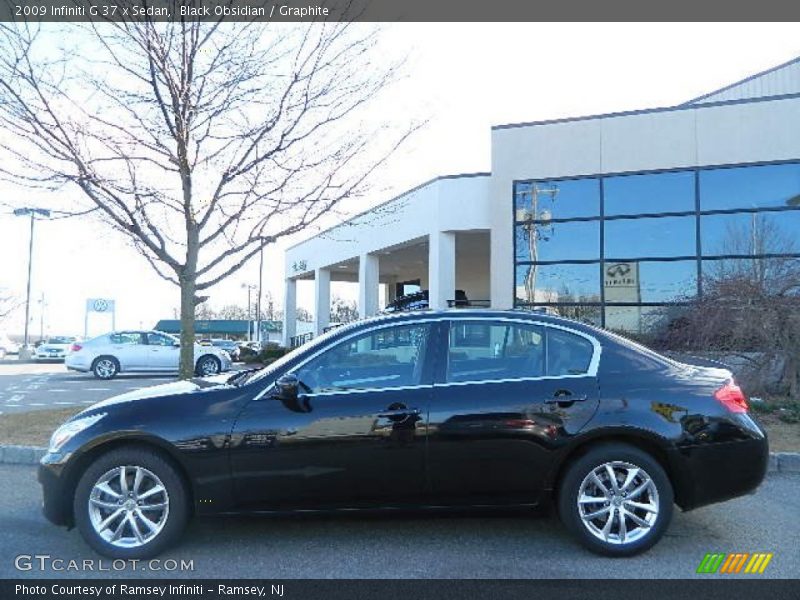 Black Obsidian / Graphite 2009 Infiniti G 37 x Sedan
