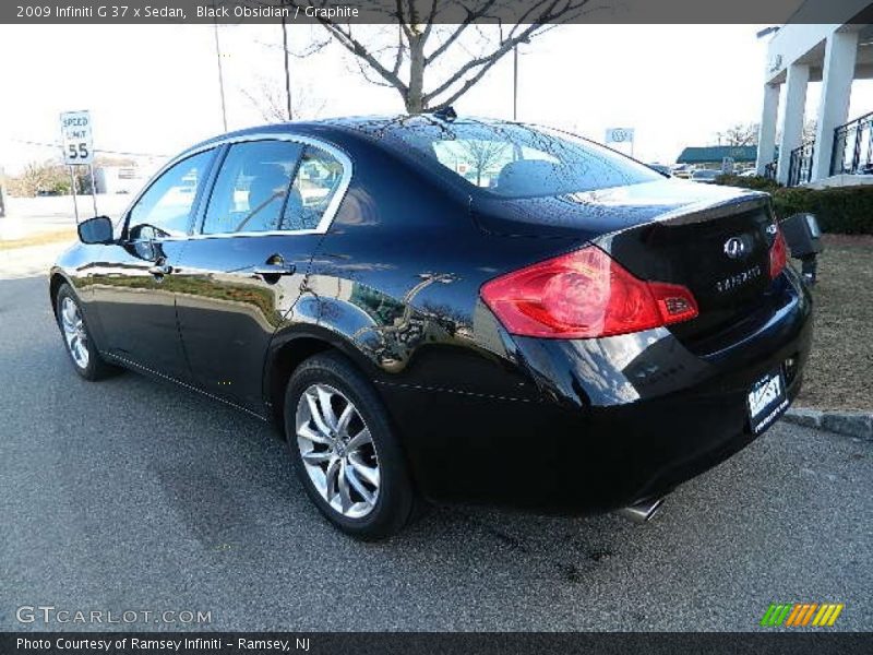 Black Obsidian / Graphite 2009 Infiniti G 37 x Sedan