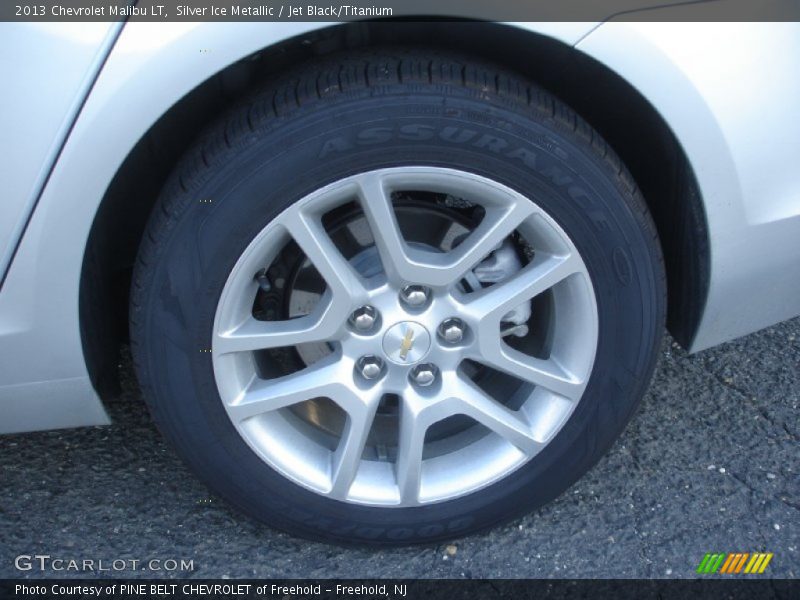 Silver Ice Metallic / Jet Black/Titanium 2013 Chevrolet Malibu LT