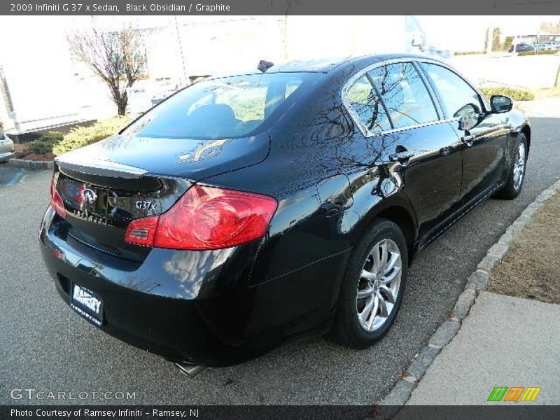 Black Obsidian / Graphite 2009 Infiniti G 37 x Sedan