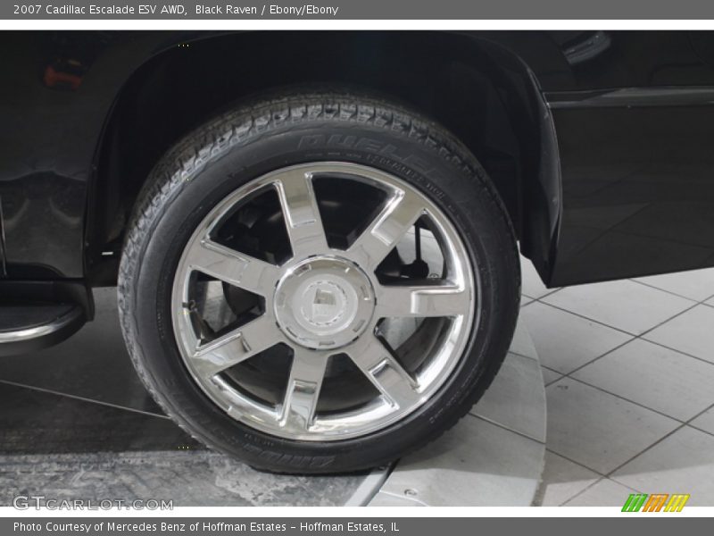 Black Raven / Ebony/Ebony 2007 Cadillac Escalade ESV AWD