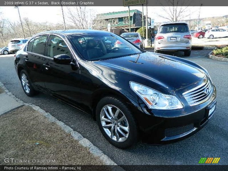 Black Obsidian / Graphite 2009 Infiniti G 37 x Sedan