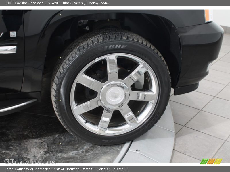 Black Raven / Ebony/Ebony 2007 Cadillac Escalade ESV AWD