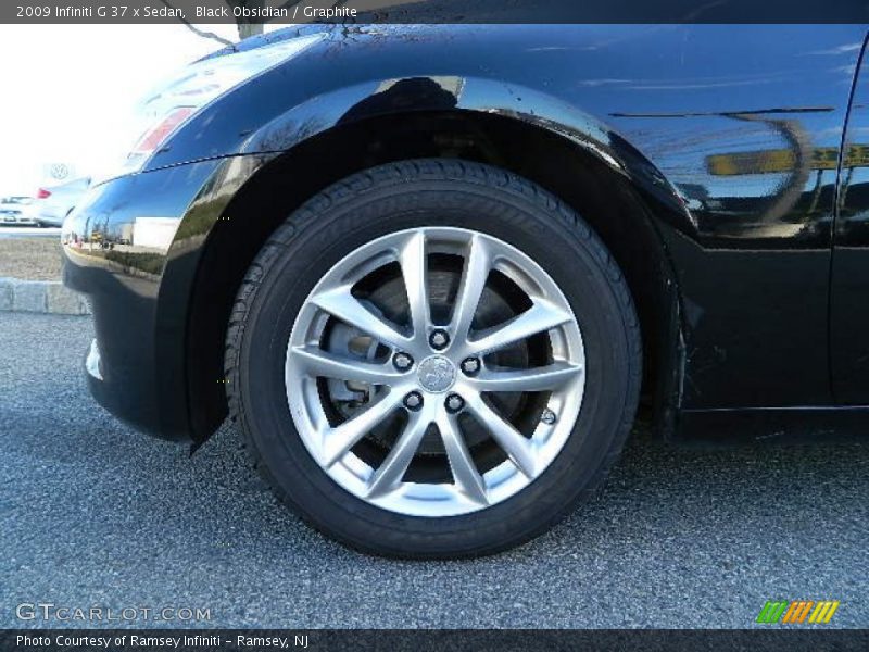 Black Obsidian / Graphite 2009 Infiniti G 37 x Sedan