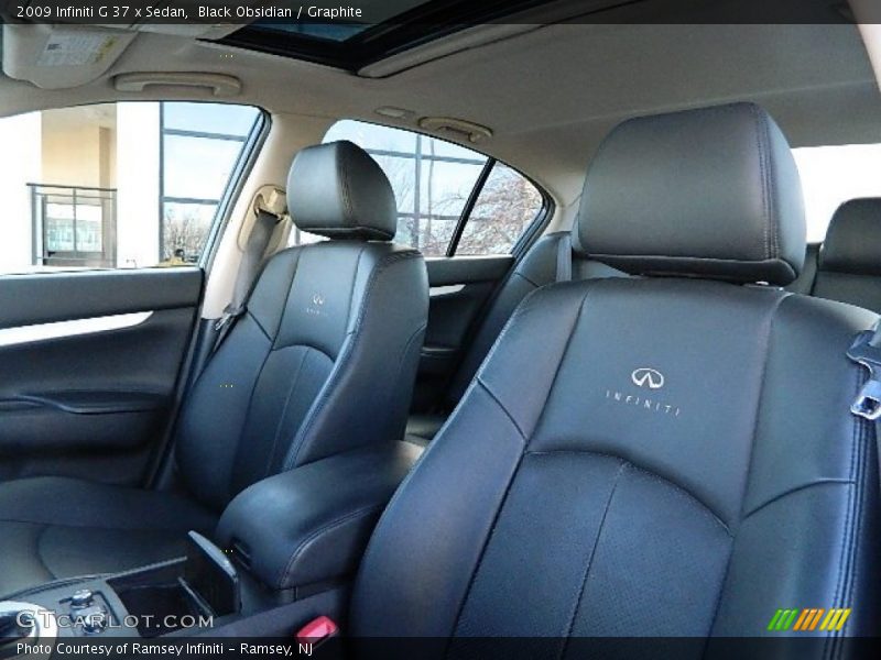 Black Obsidian / Graphite 2009 Infiniti G 37 x Sedan