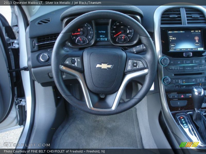 Silver Ice Metallic / Jet Black/Titanium 2013 Chevrolet Malibu LT