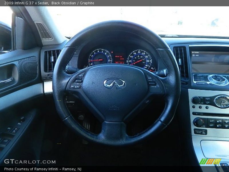 Black Obsidian / Graphite 2009 Infiniti G 37 x Sedan