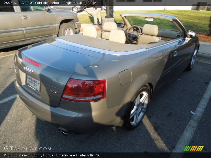Alpaka Beige Metallic / Beige 2007 Audi A4 2.0T Cabriolet