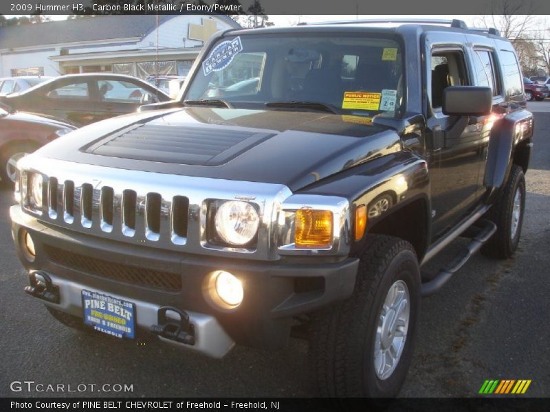 Carbon Black Metallic / Ebony/Pewter 2009 Hummer H3