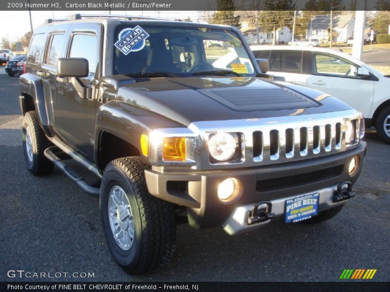 Carbon Black Metallic / Ebony/Pewter 2009 Hummer H3