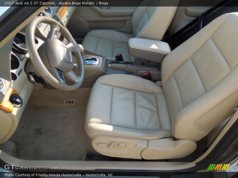 Alpaka Beige Metallic / Beige 2007 Audi A4 2.0T Cabriolet