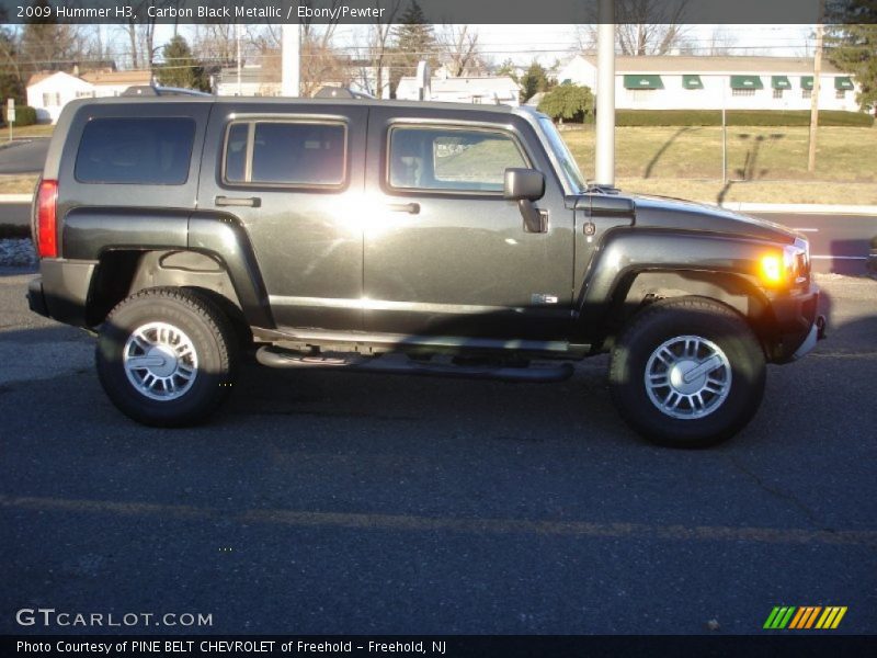 Carbon Black Metallic / Ebony/Pewter 2009 Hummer H3