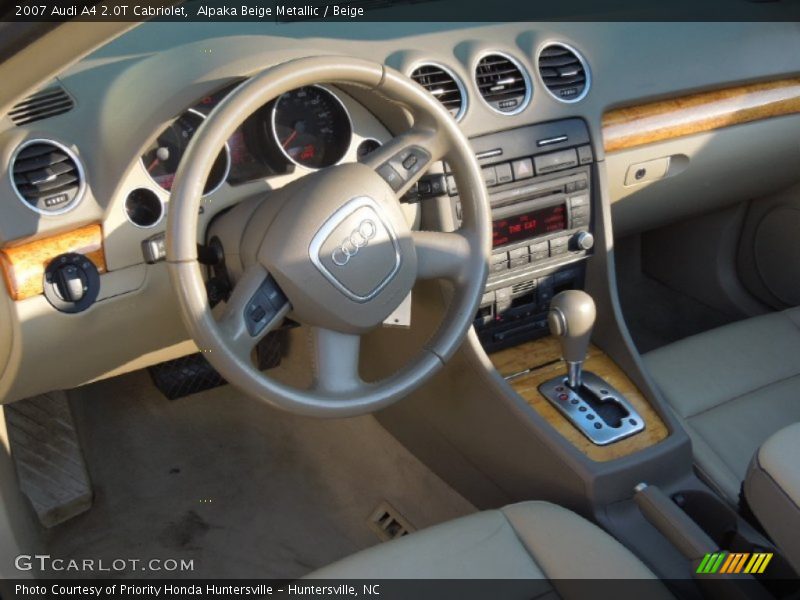 Alpaka Beige Metallic / Beige 2007 Audi A4 2.0T Cabriolet