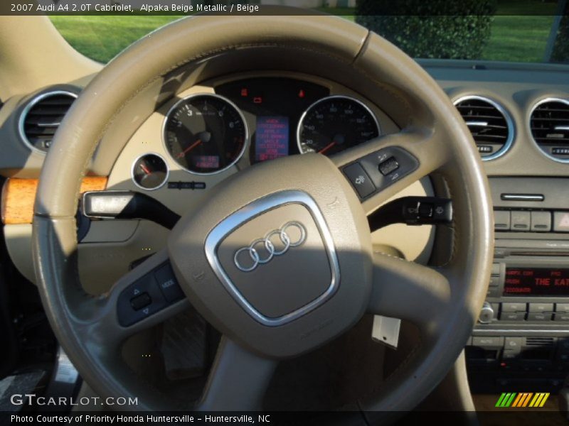 Alpaka Beige Metallic / Beige 2007 Audi A4 2.0T Cabriolet