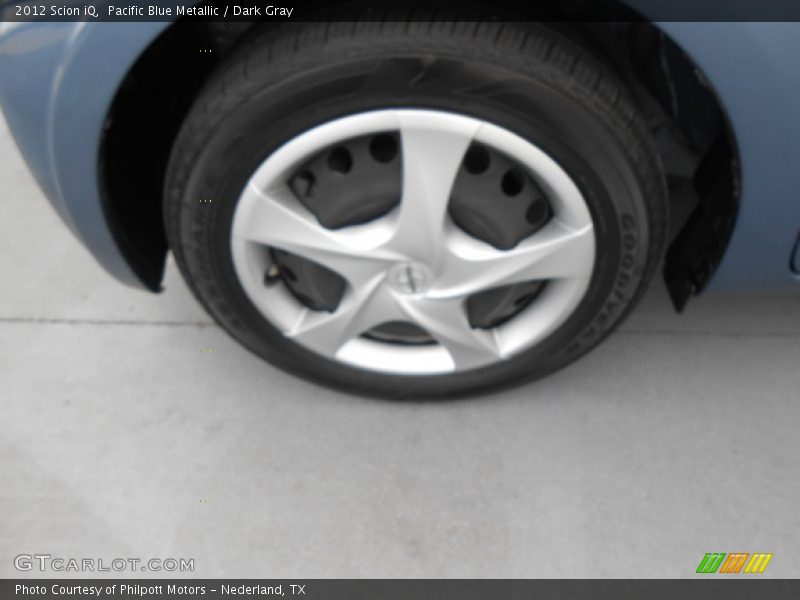 Pacific Blue Metallic / Dark Gray 2012 Scion iQ