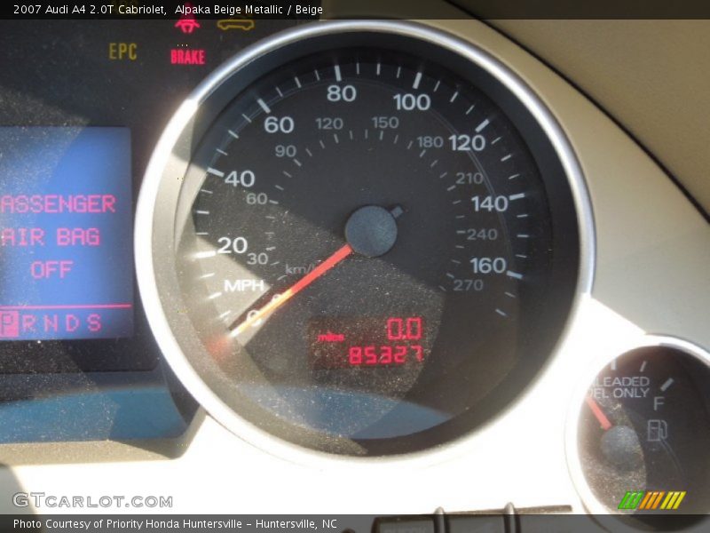 Alpaka Beige Metallic / Beige 2007 Audi A4 2.0T Cabriolet