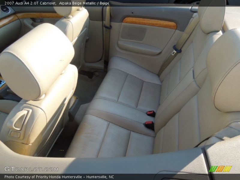 Alpaka Beige Metallic / Beige 2007 Audi A4 2.0T Cabriolet