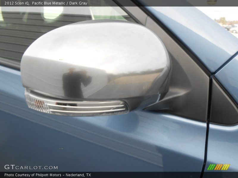 Pacific Blue Metallic / Dark Gray 2012 Scion iQ