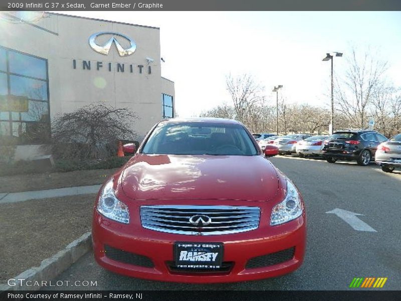 Garnet Ember / Graphite 2009 Infiniti G 37 x Sedan