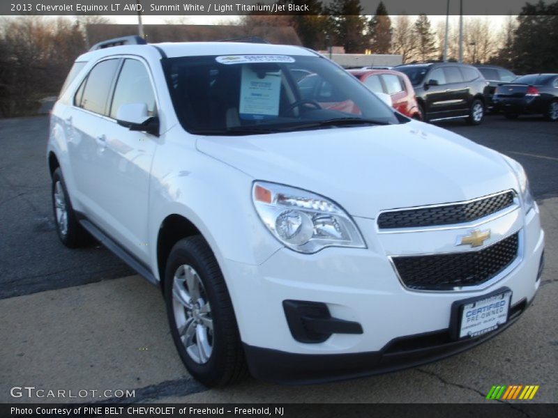 Summit White / Light Titanium/Jet Black 2013 Chevrolet Equinox LT AWD