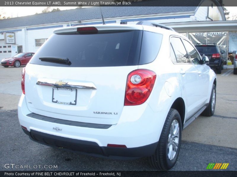 Summit White / Light Titanium/Jet Black 2013 Chevrolet Equinox LT AWD