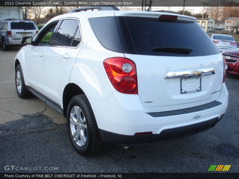 Summit White / Light Titanium/Jet Black 2013 Chevrolet Equinox LT AWD