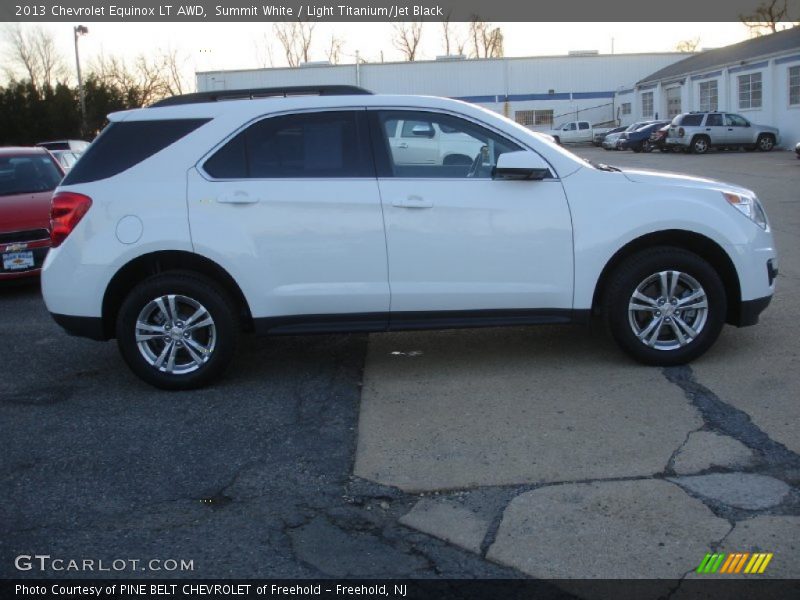 Summit White / Light Titanium/Jet Black 2013 Chevrolet Equinox LT AWD