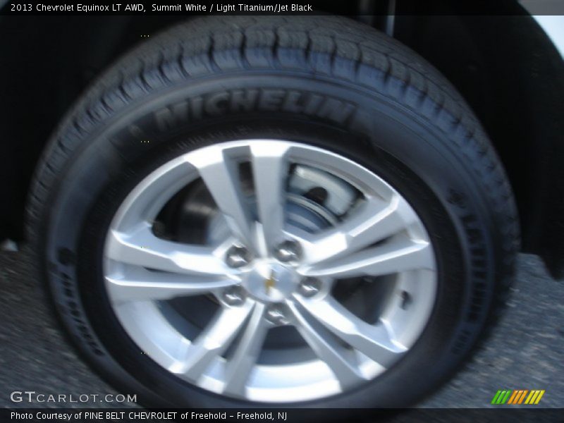 Summit White / Light Titanium/Jet Black 2013 Chevrolet Equinox LT AWD