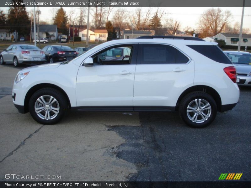 Summit White / Light Titanium/Jet Black 2013 Chevrolet Equinox LT AWD