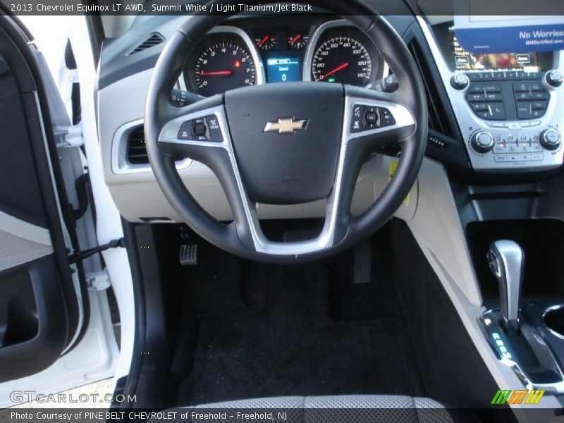 Summit White / Light Titanium/Jet Black 2013 Chevrolet Equinox LT AWD
