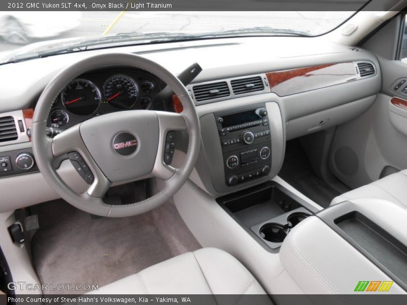  2012 Yukon SLT 4x4 Light Titanium Interior