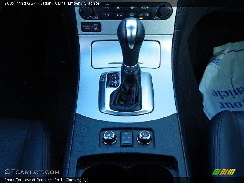  2009 G 37 x Sedan 7 Speed ASC Automatic Shifter