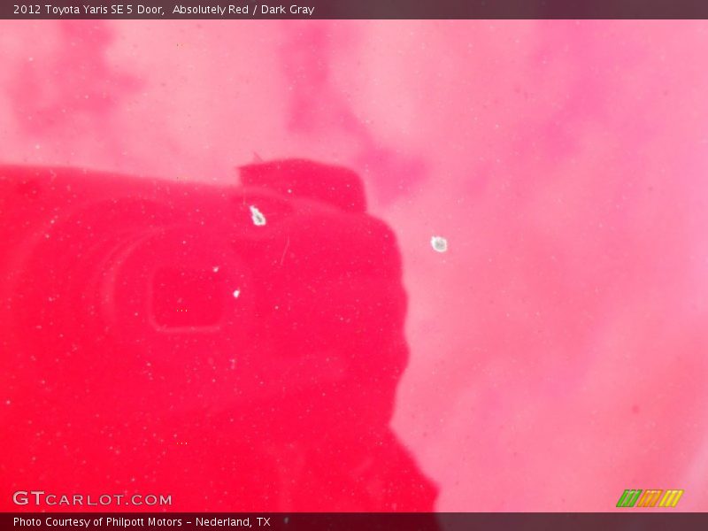 Absolutely Red / Dark Gray 2012 Toyota Yaris SE 5 Door