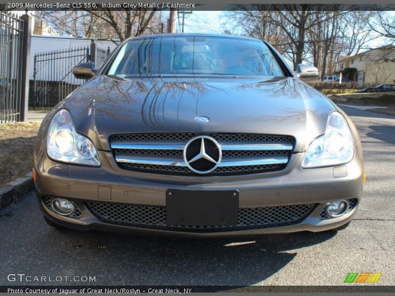 Indium Grey Metallic / Cashmere 2009 Mercedes-Benz CLS 550