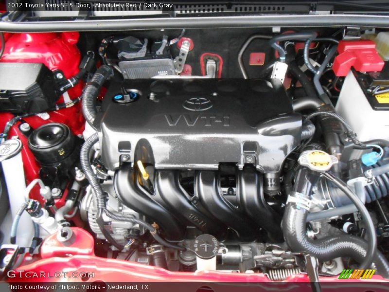 Absolutely Red / Dark Gray 2012 Toyota Yaris SE 5 Door
