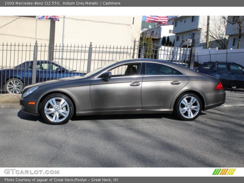 Indium Grey Metallic / Cashmere 2009 Mercedes-Benz CLS 550