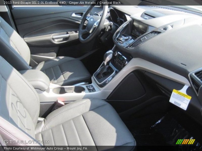 Ginger Ale Metallic / Charcoal Black 2013 Ford Escape SEL 2.0L EcoBoost 4WD
