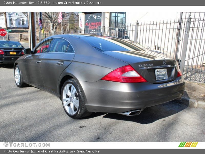 Indium Grey Metallic / Cashmere 2009 Mercedes-Benz CLS 550