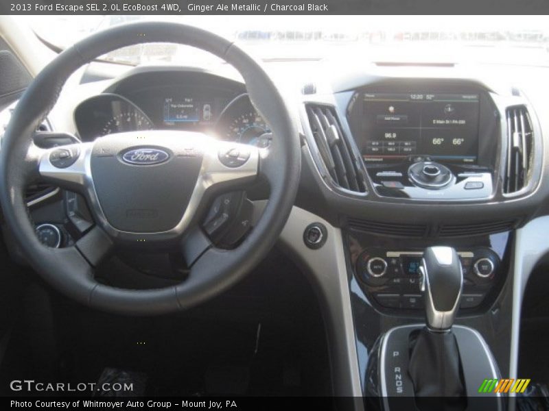 Ginger Ale Metallic / Charcoal Black 2013 Ford Escape SEL 2.0L EcoBoost 4WD